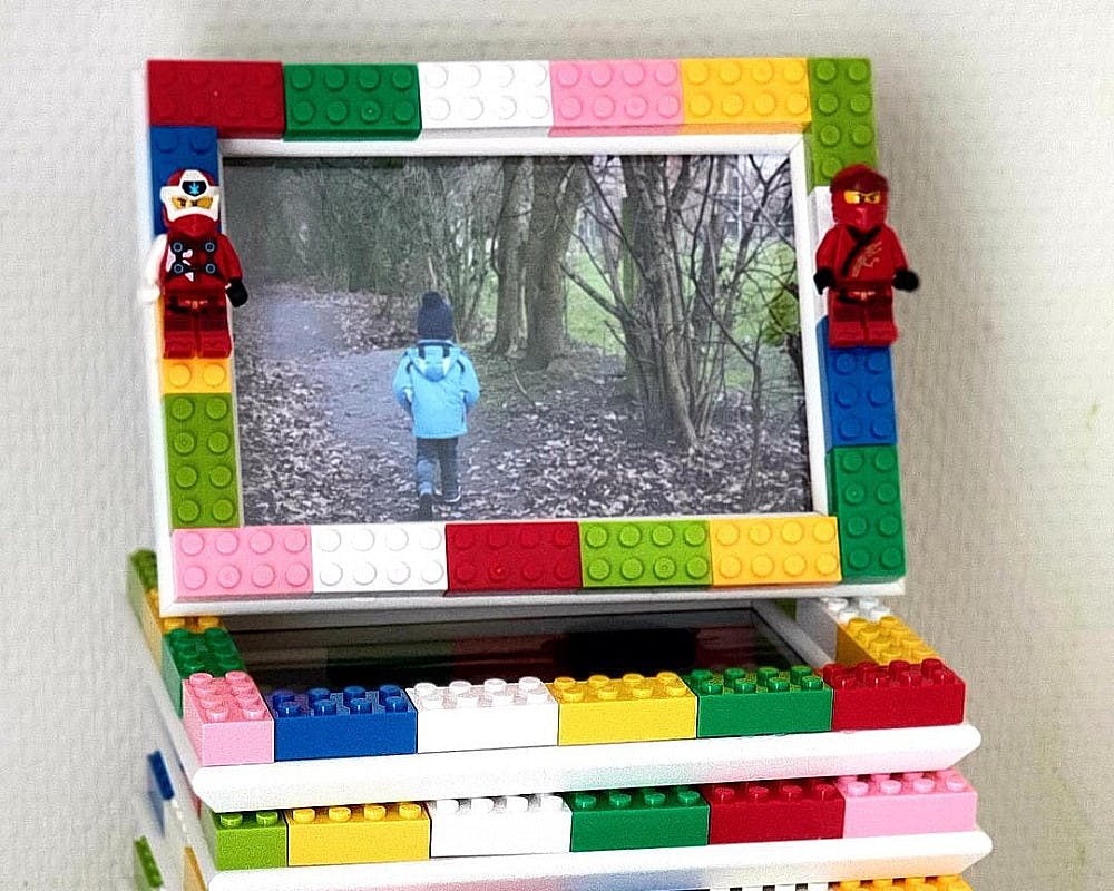 Des cadres photo en Lego 