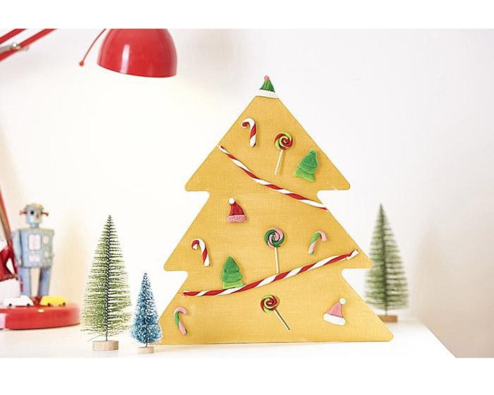 Des décorations de Noël en pâte à modeler