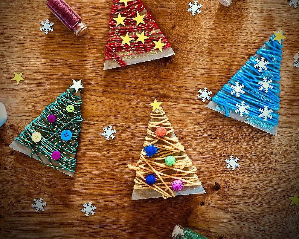 Bricolage Sapin De Noel Maternelle