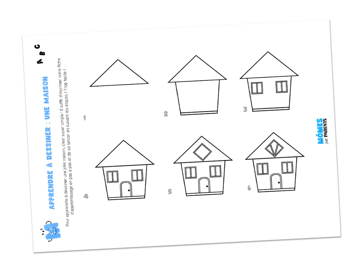Apprendre Dessiner Une Maison En Pas Pas MOMES Apprendre Dessiner Une Maison En Pas Pas MOMES