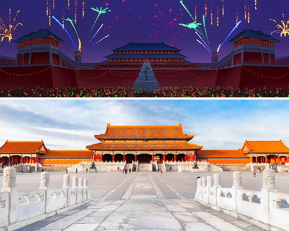 Mulan : le palais de l'empereur