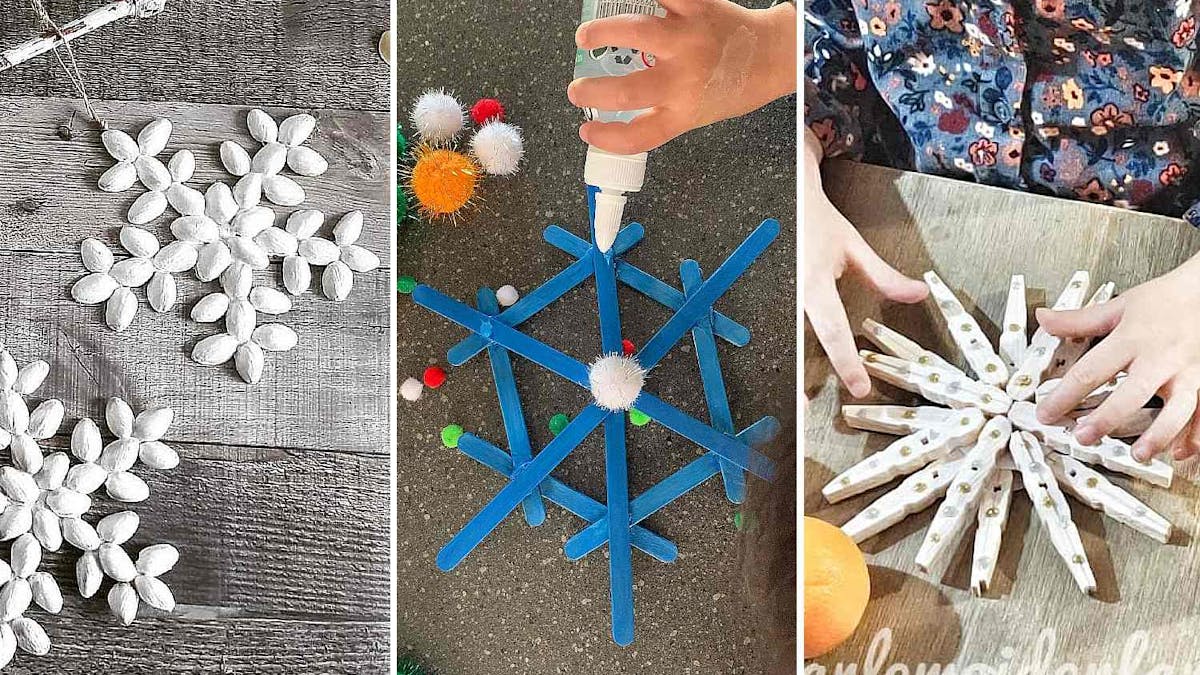 20 bricolages autour des flocons de neige pour les fêtes de Noël