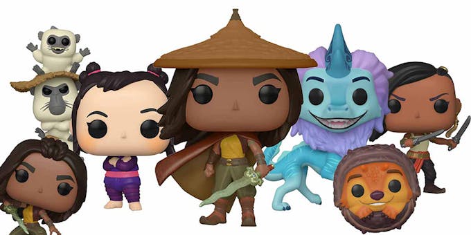Les figurines Funko Pop! dévoilées du film Dsiney Raya et ...