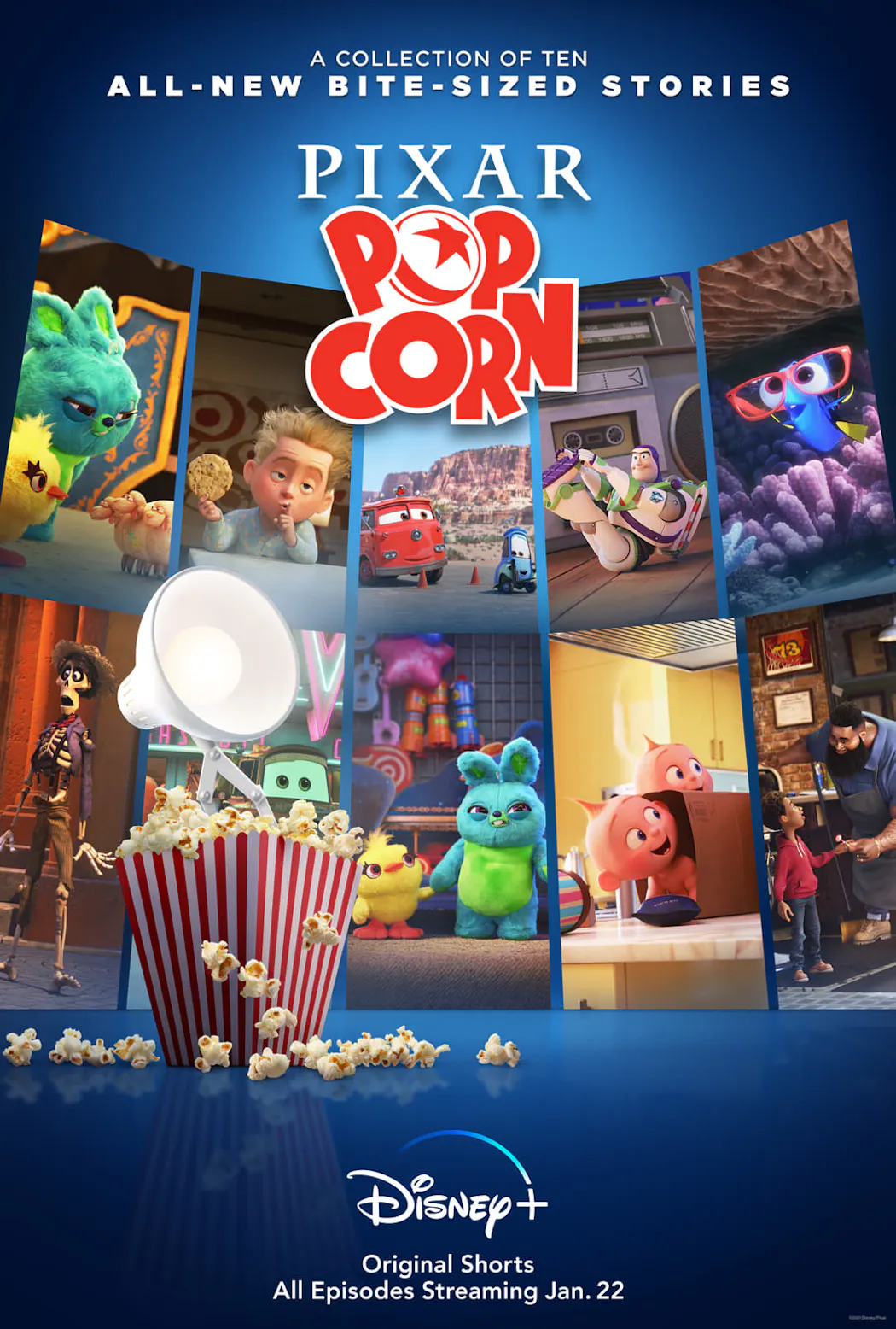 Disney+ dévoile son nouveau programme Pixar Popcorn composé de 10 ...