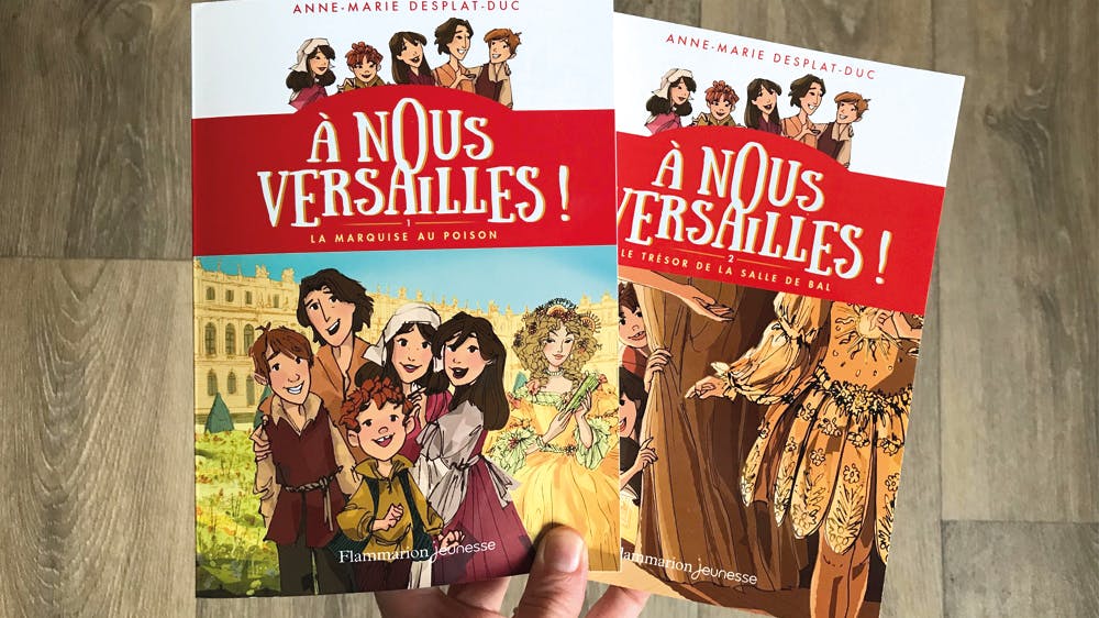 couvertures livres À nous Versailles ! tome 1 et 2