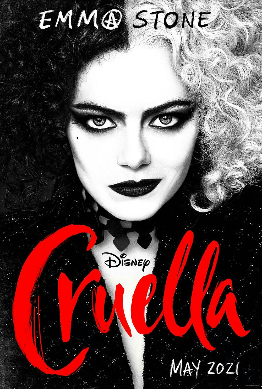 Cruella film Disney Emma Stone affiche