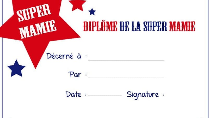 Un Diplome De Super Grand Mere Momes Net Un Diplome De Super Grand Mere Momes Net