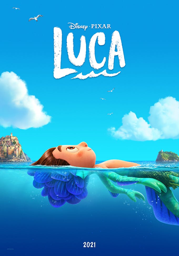 Luca film Disney Pixar affiche