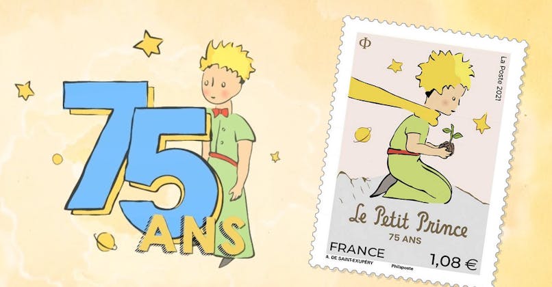 timbre Le Poste 75 ans Le Petit Prince