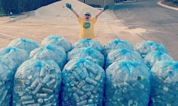 Recyclage : À 11 ans, il collecte plus d'un million de canettes et bouteilles avec son entreprise
