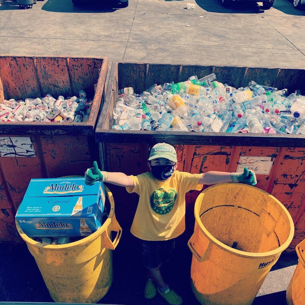 11 ans ryan hickman entreprise recyclage canettes bouteilles