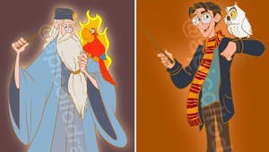 Quand les personnages Disney rencontrent le monde d'Harry Potter