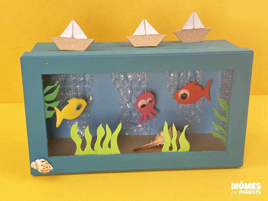 Bricolage Aquarium Qui Bouge MOMES bricolage-aquarium-qui-bouge-momes