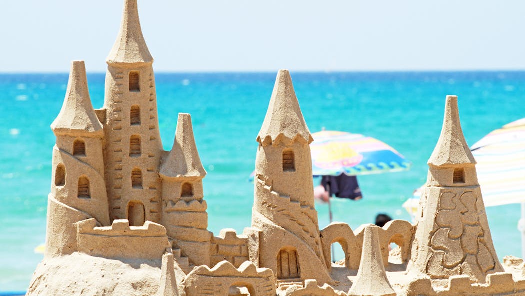 Construire le château de sable parfait, c'est toute une science ! 