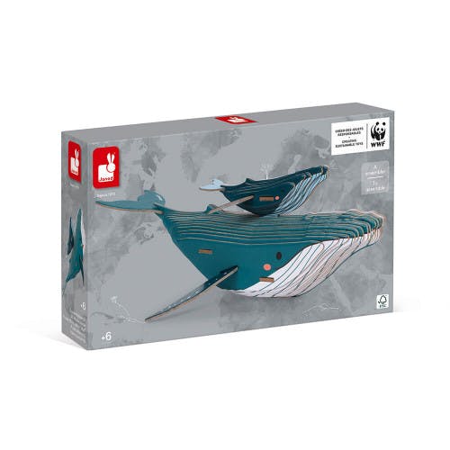Puzzle 3D baleine Janod WWF à gagner sur momes.net