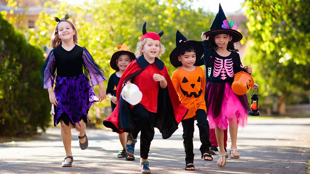 enfants déguisés Halloween