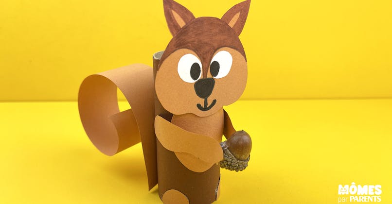 DIY : Petit écureuil en rouleau cartonné
