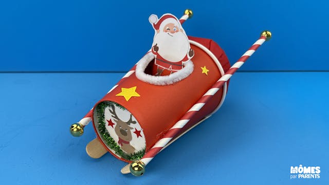 DIY Décoration traineau de Père Noël | MOMES.net DIY Décoration traineau de Père Noël | MOMES.net