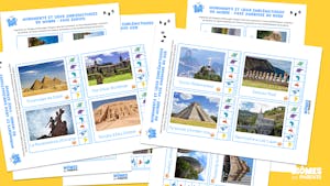 Carte à choix – Monuments et lieux emblématiques du monde