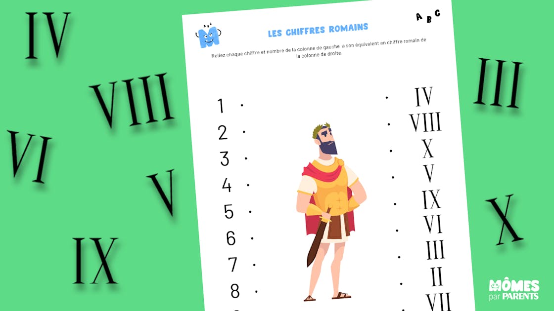 Les chiffres romains Fiche d'exercice Les chiffres romains Fiche d'exercice