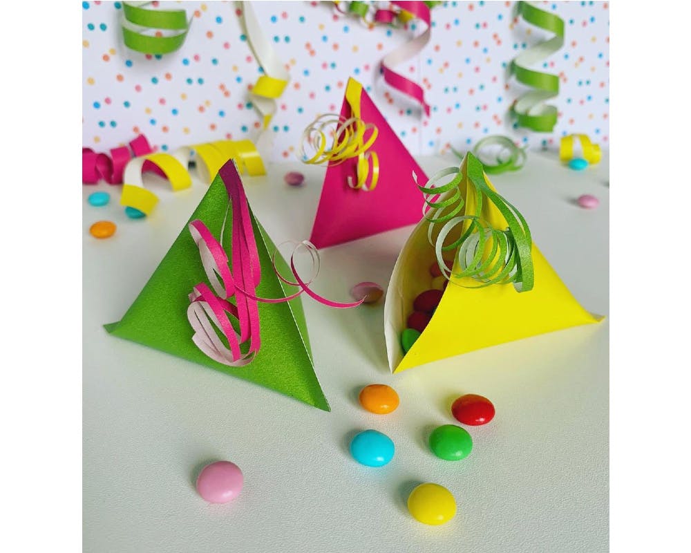 Des sacs à bonbons en papier
