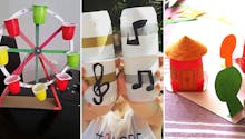 18 bricolages avec des pots de yaourt ou de confiture pour les enfants
