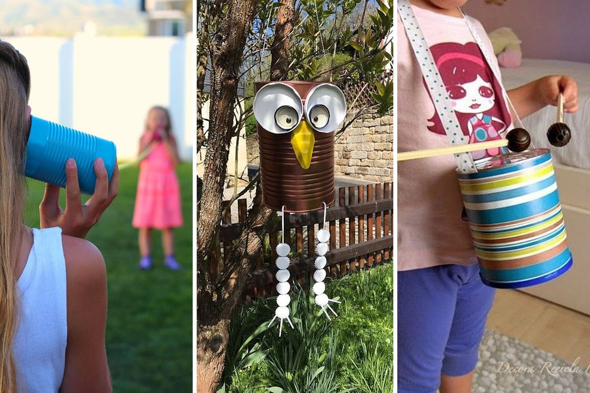 21 DIY avec des boîtes de conserve réalisés en famille