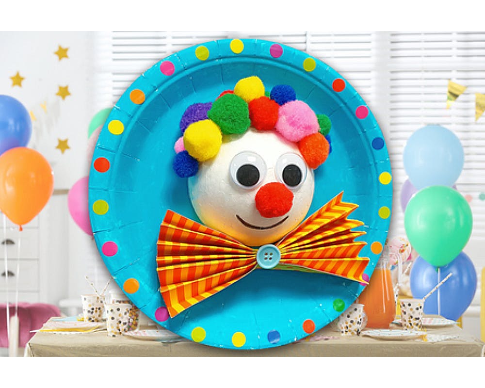 tableau clown en 3D