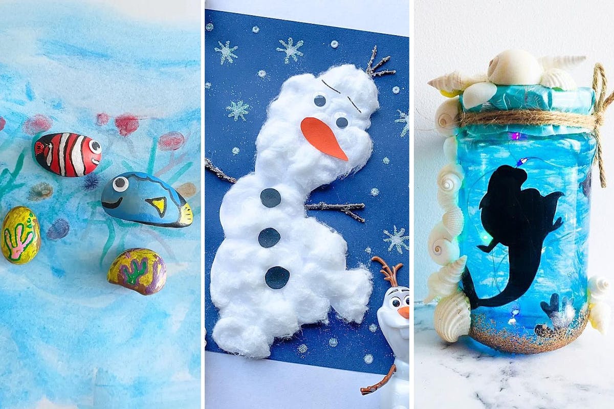 18 bricolages pour enfants inspirés par les films de Disney