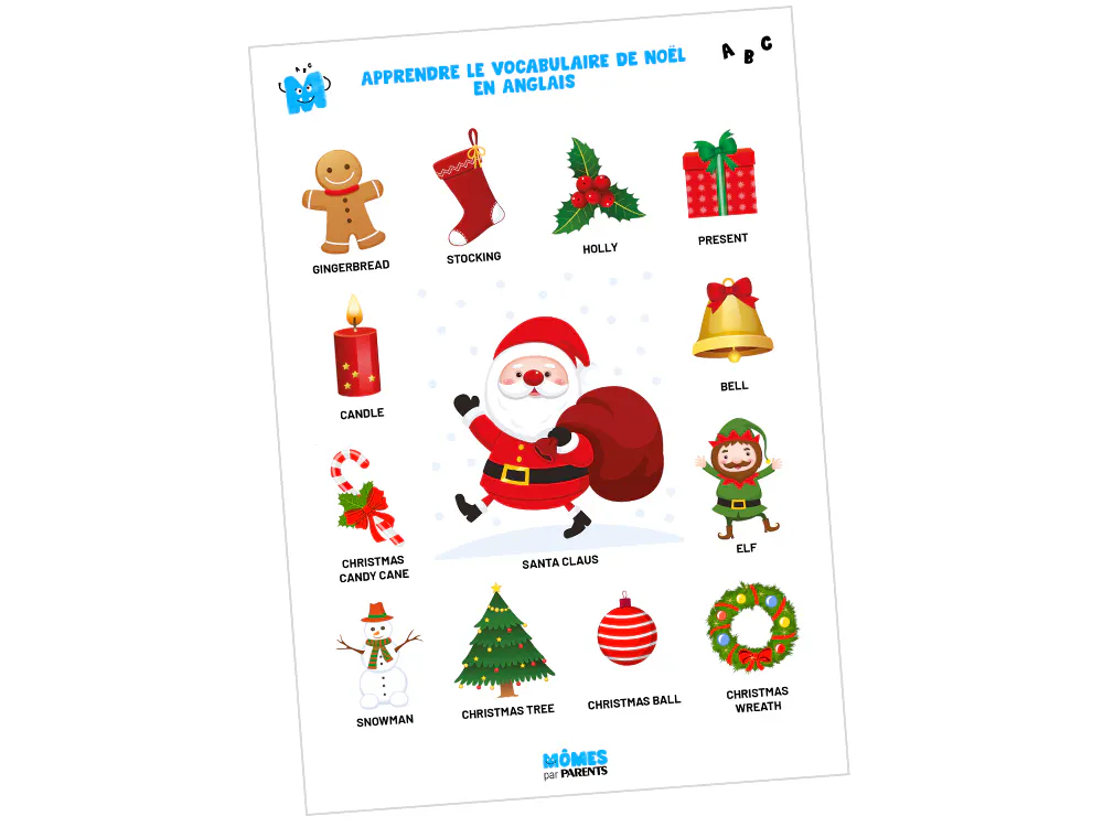 Cm2 Vocabulaire De Noel En Anglais