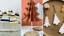 20 idées de bricolage et de peinture sur le thème du sapin de Noël