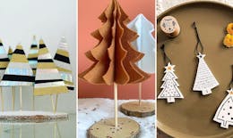 20 idées de bricolage et de peinture sur le thème du sapin de Noël