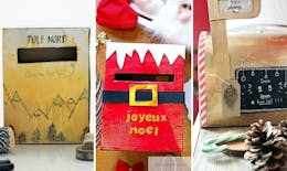10 idées pour confectionner une boîte aux lettres au Père Noël