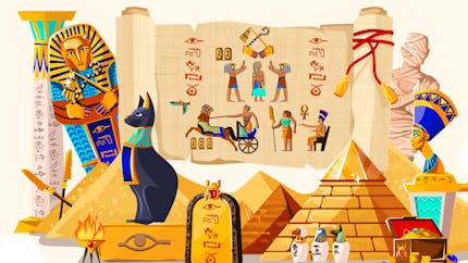 Égypte ancienne : l'histoire de l’Égypte antique expliquée aux enfants