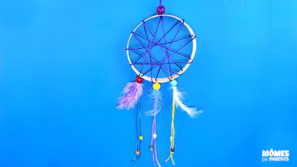 Tutoriel maternelle : fabriquer un attrape-rêve | MOMES