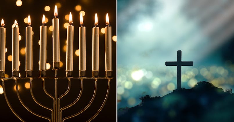symboles religieux juifs et chrétiens