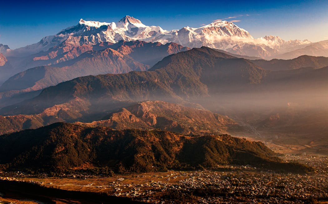 la chaîne de l'Himalaya en Asie