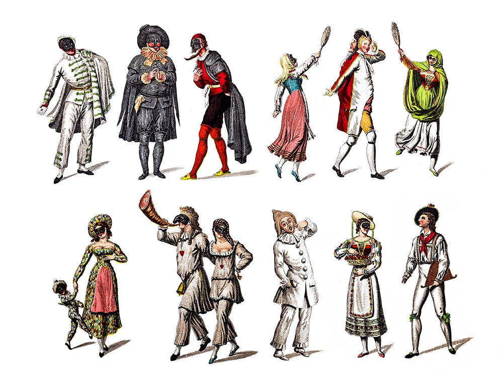personnages Commedia Dell'Arte