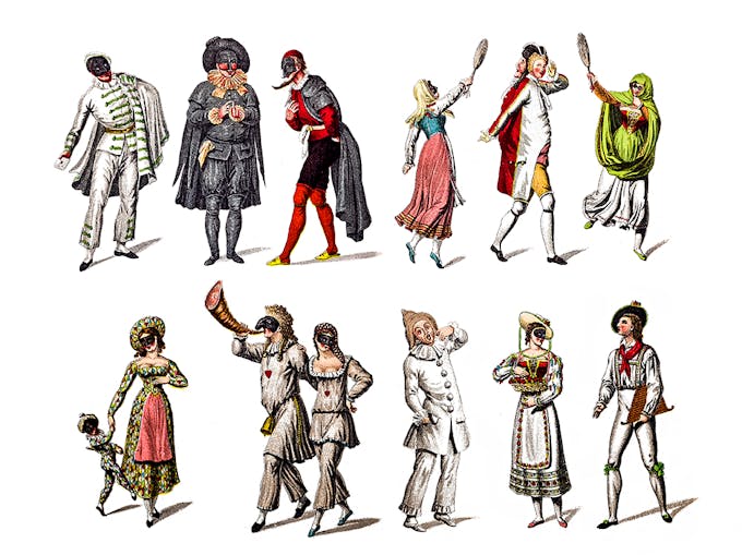 personnages Commedia Dell'Arte