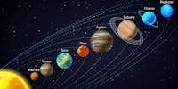 Les planètes du système solaire qui gravitent autour du Soleil