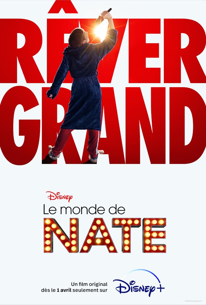 Le Monde de Nate Disney+ affiche film