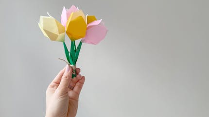 Bouquet de fleur en papier