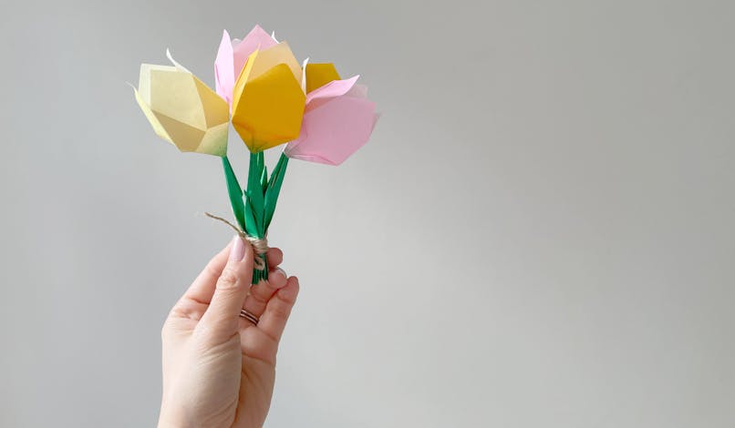 Bouquet de fleur en papier