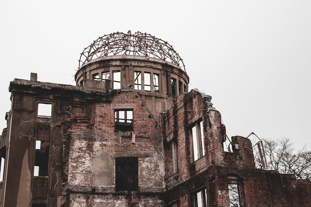 Vestiges du dôme atomique au Mémorial de la paix d'Hiroshima
