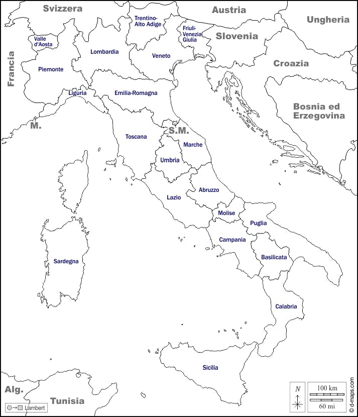 Carte blanche de l'Italie