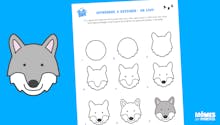 Apprendre à dessiner : un loup