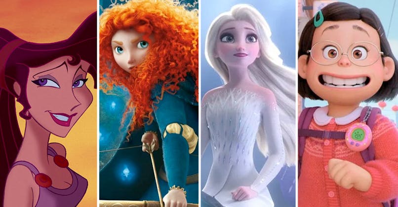héroïnes Disney Pixar qui détonnent