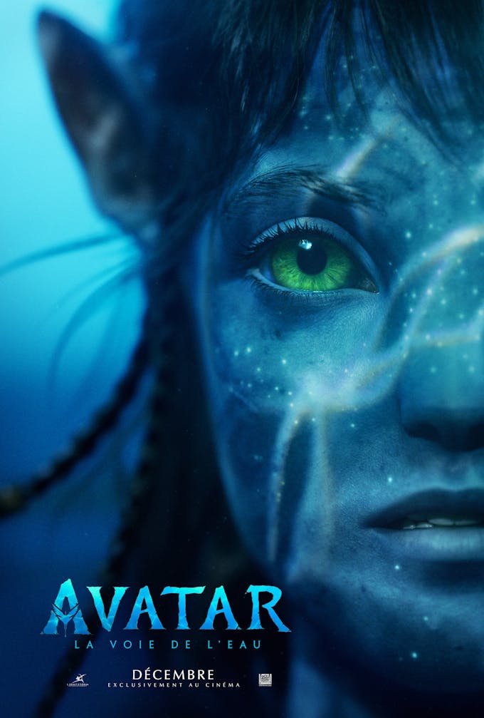 Avatar la voie de l'eau affiche