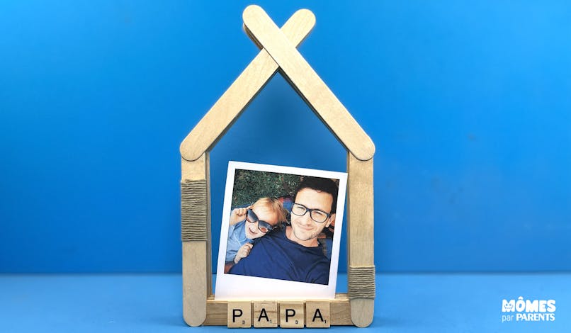DIY Cadre photo en bois pour Papa