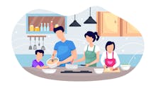 En famille, inventez une émission de TV – une super-excuse pour varier les repas à table